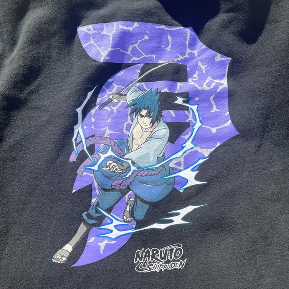 Primitive x Naruto Sasuke Dirty P Black Hoodie - Picture 7 of 7